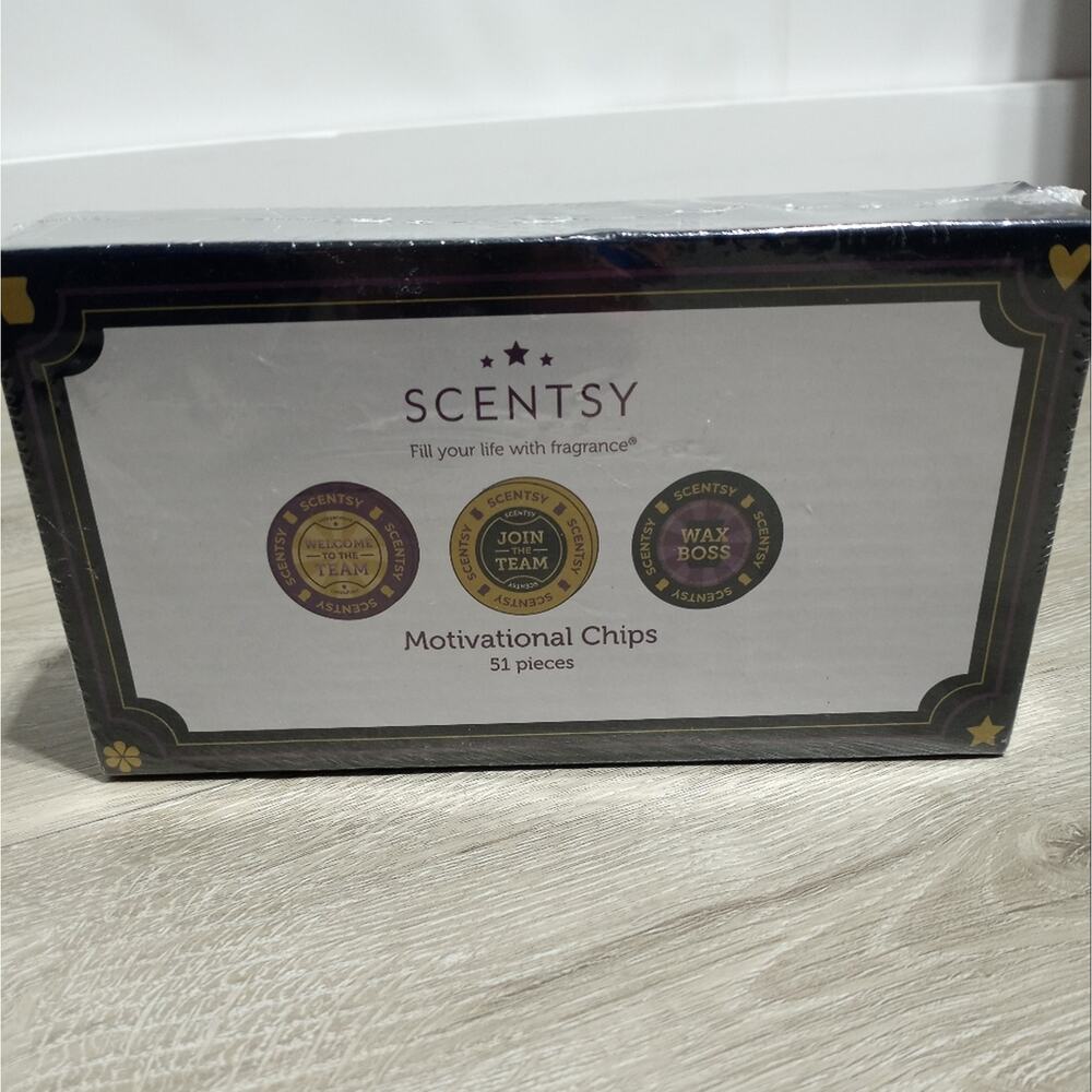 Scensy NWT Modivational Chips 51 Pieces